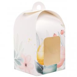 Коробка для Паски 120*120*150 мм Квіти