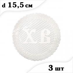 Цукрове мереживо ХВ велике біле 3 шт СЛАДО