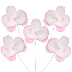 СЛАДО вафельний декор Орхідея тонована рожева 5 шт СЛАДО вафельний декор Орхідея тонована рожева 5 шт