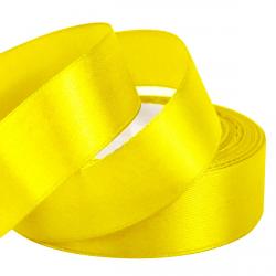 Стрічка атласна 2,5 см Лимонна №15 23 м (58-1282)