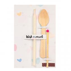 Свічка «Бенто» з ложкою