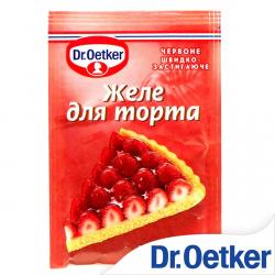 Желе-покрытие для торта красное Др.Оеткер, 8г