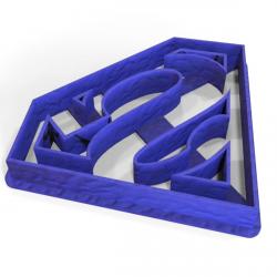 Вырубка для пряников Супермен 9*11 см (3D)