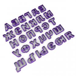 Вырубка для мастики Алфавит 3,5 см (3D)