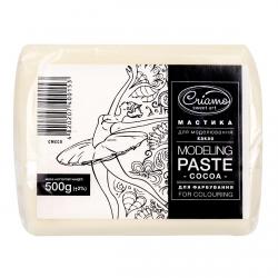 Мастика Criamo для моделювання з какао маслом Біла, 500 гр