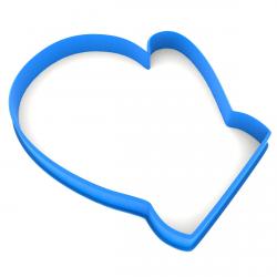Вырубка для пряников Рукавичка 10,6*8,8 см (3D)