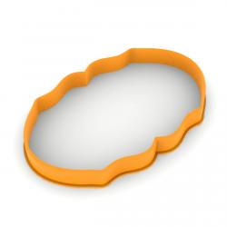 Вырубка для пряников Рамка-1 10*6,2 см (3D)