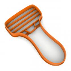 Вырубка для пряников Бритва 12*7 см (3D)
