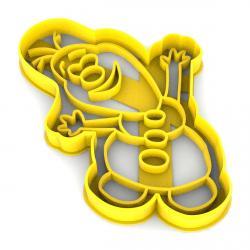Вырубка для пряников Олаф 12*8 см (3D)