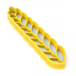 Вырубка для пряников Пшеница 10*2 см (3D)