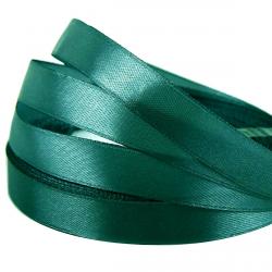 Стрічка атласна 1,2 см Смарагдова 23 м