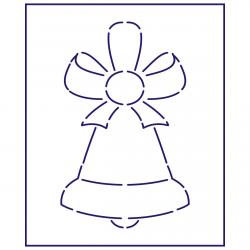 Трафарет Колокольчик-2 12*7,5 см (TR-2)