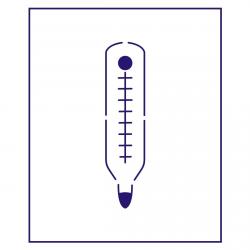 Трафарет Медицина-5 10*2,5 см (TR-2)
