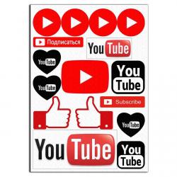 Youtube-1 вафельная картинка