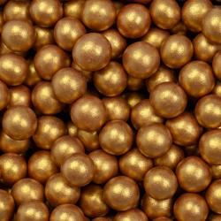 Рисові кулі 15 мм в шоколаді Золоті (100 гр.)