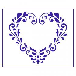 Трафарет Рамка-3 10.5*11.5 см (TR-2)