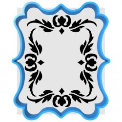 Рамка-3 вырубка с трафаретом 14,5*12 см (TR-2)