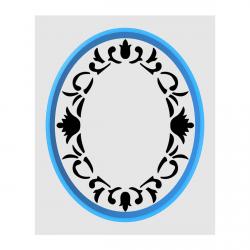 Рамка-8 вырубка с трафаретом 11,5*9,5 см (TR-2)