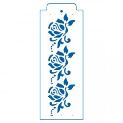 Трафарет для торта Розы 7*27 см (TR-2)