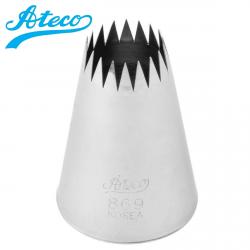 Насадка Ateco 869 Открытая звезда 18 мм (осн 36мм)