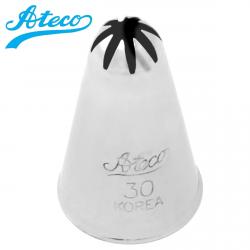 Насадка Ateco 30 Закрытая звезда 8 мм (осн 18мм)