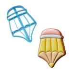 Карандаш вырубка для пряников 9*6 см (3D)