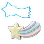 Вырубка для пряников Падающая звезда 5,5*10 см (3D)