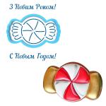 Конфетка вырубка с трафаретом 4*7 см (TR-2)