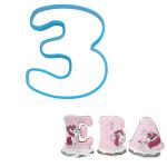 Вырубка для пряников Буква З высотой 8 см (3D)
