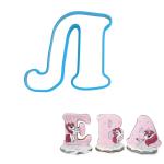 Вырубка для пряников Буква Л высотой 8 см (3D)
