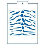 Шкура тигра трафарет для торта 17*17 см (TR-4)