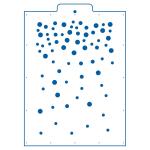Снег трафарет для торта 25*17 см (TR-4)