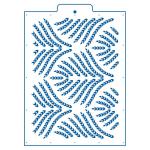 Орнамент Пшеница трафарет для торта 17*24 см (TR-4)