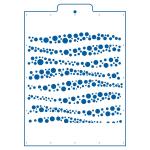Пузырьки трафарет для торта 20*20 см (TR-4)