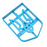 Вырубка для пряников Тризуб 9 см (3D)