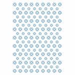 Цветочки трафарет для пряников 14*20 см (TR-2)