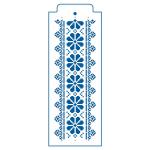 Вышиванка трафарет для торта 23*9 см (TR-2)