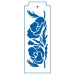 Маки трафарет для торта и каравая 8*22 см (TR-2)