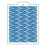 Перья 2 трафарет для торта 23*18 см (TR-4)