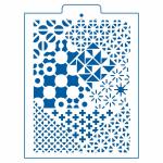 Пэчворк трафарет для торта 23*17 см (TR-4)