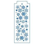 Снежинки трафарет для торта 23*8 см (TR-2)
