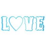 Набор вырубок для пряников Love ажур 7 cм (3D)