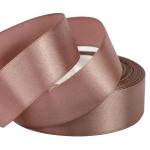 Стрічка атласна 2,5 см Капучино 23 м (91)
