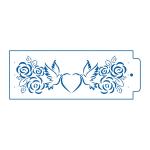 Свадебный трафарет для торта 22,7*8 см (TR-2)