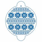 Вышиванка трафарет для торта 20 см (TR-4)