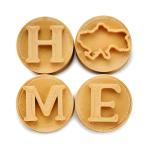 Набор штампов для моти HOME 4 шт (3D)