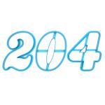 2024 год вырубка для пряников 10 см (3D)