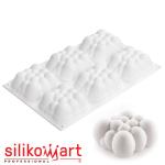 Silikomart CLOUD 120 Форма силиконовая 71*71 H34 мм (6*120 мл)