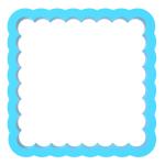 Вырубка для пряников Рамка 22 8*8 см (3D)