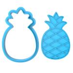 Ананас вырубка с оттиском для пряников 8*5 см (3D)